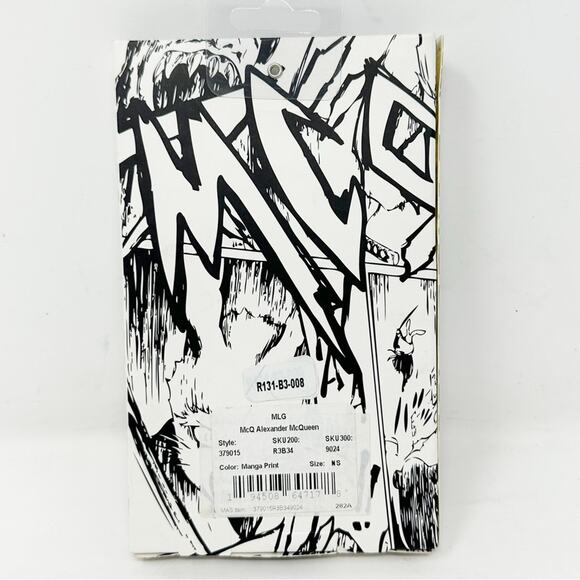 ALEXANDER MCQUEEN Manga Print iPhone 5/5s Hard Case NWT - Picture 3 of 5
